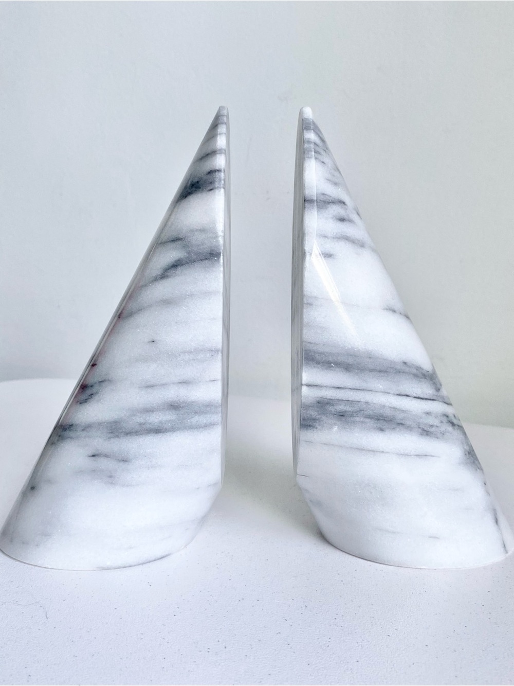 Marble Cylindrical Bookends - Picture 2 of 13